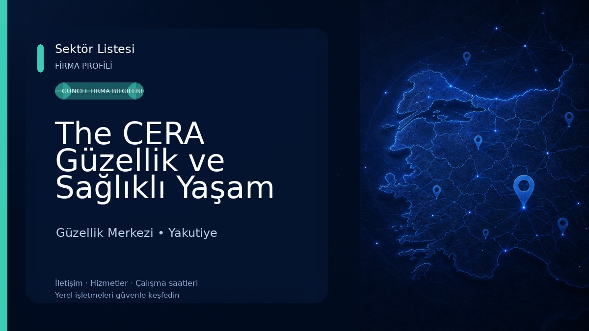 The CERA Güzellik ve Sağlıklı Yaşam Merkezi Güzellik Merkezi