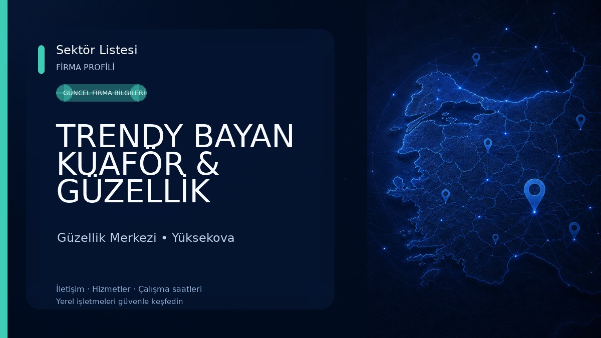 TRENDY BAYAN KUAFÖR & GÜZELLİK SALONU Güzellik Merkezi