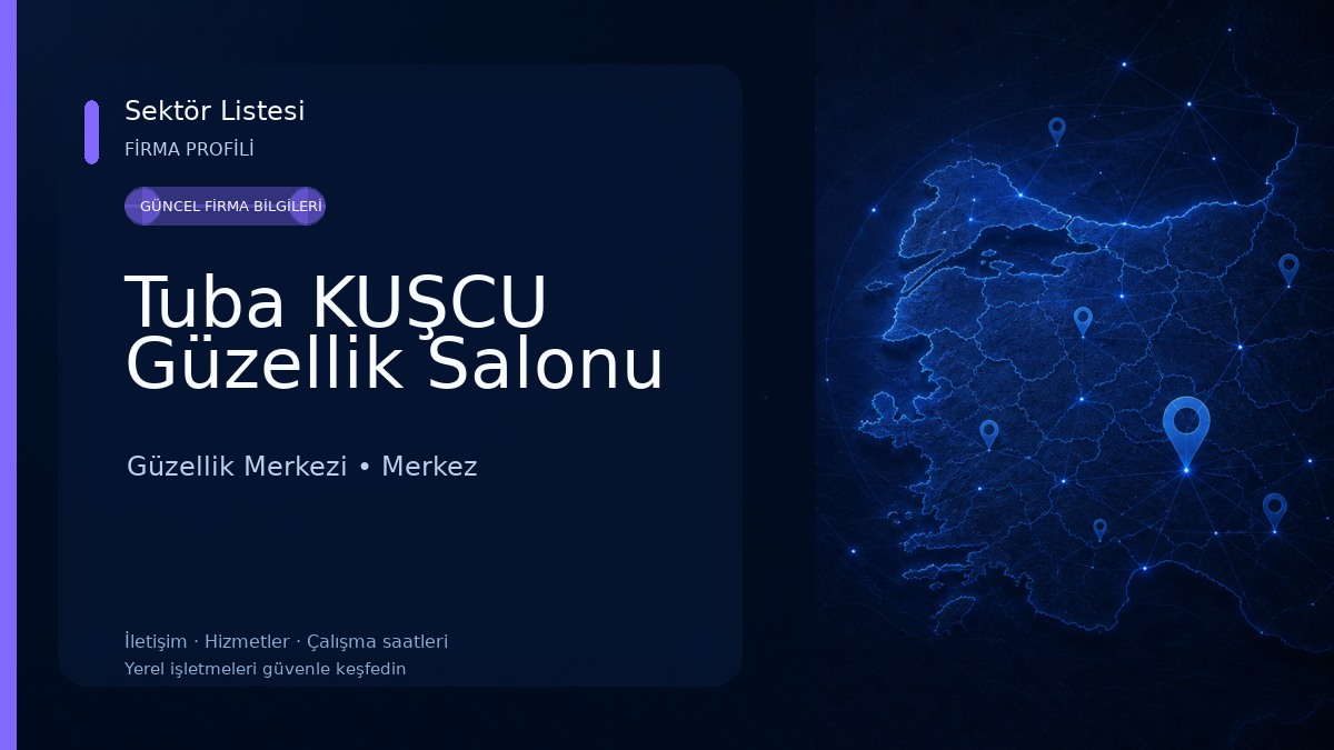 Tuba KUŞCU Güzellik Salonu 