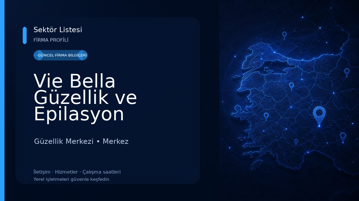 Vie Bella Güzellik ve Epilasyon Merkezi Isparta Güzellik Merkezi